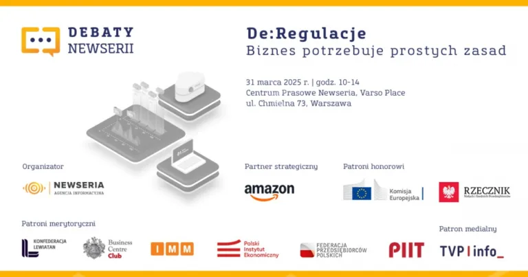 Debata ekspercka „De:Regulacje” – Uproszczenie przepisów w biznesie 31 marca 2025 w Warszawie