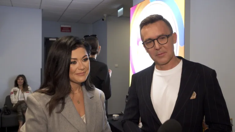 „Maciej Kurzajewski i Katarzyna Cichopek o energii i radości w programie 'halo tu Polsat'”
