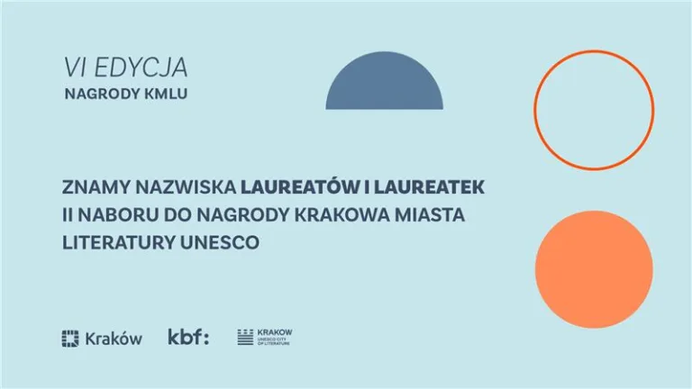 Nagroda KMLU 2023: Wyróżnione projekty literackie i twórcy z Krakowa